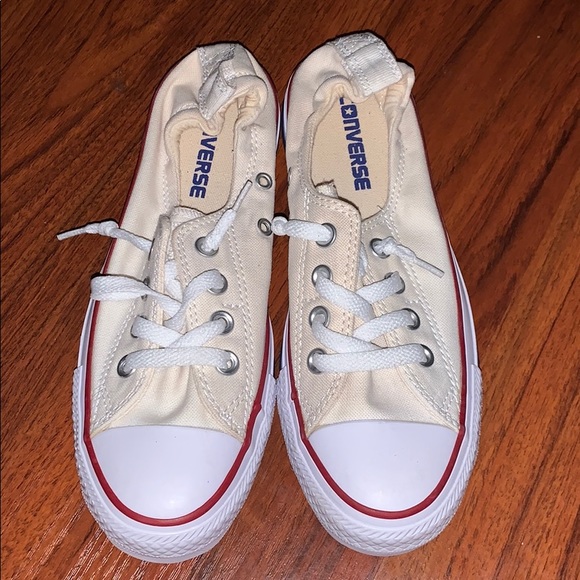 White Shoreline converse slip on - Picture 6 of 7